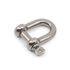 Standard Dee Shackle 316 Grade Stainless Steel - SIZES: 4mm - 24mm