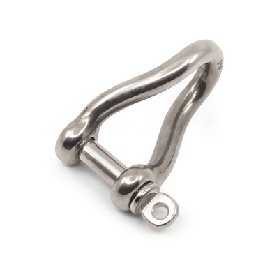 Shackle Twisted 316 Grade Stainless Steel - SIZES: 6mm - 10mm