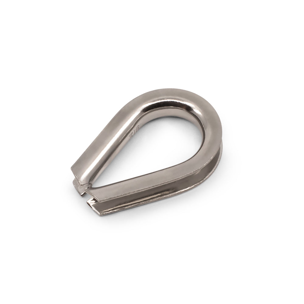 Thimble Wire Rope Heavy Duty 316 Grade Stainless Steel - SIZES: 6mm - 12mm