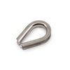 Thimble Wire Rope Heavy Duty 316 Grade Stainless Steel - SIZES: 6mm - 12mm