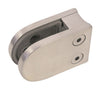 Glass Clamp Medium D/Radius 2" Type to suit 6, 8, & 10mm Glass 316 Grade Stainless Steel - Satin Finish