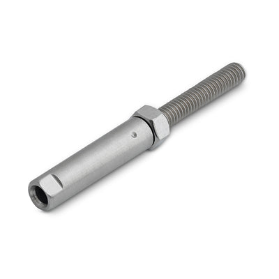 DIY SWAGELESS M6 x 35mm Right Hand Thread to Suit 3.2mm Wire Rope - 316 Grade Stainless Steel