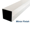 Square Tube 2 inch (50.8mm) x 1.5mm Wall Thickness 316 Grade Stainless Steel - Mirror Polish