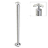 Heavy Duty Wire Balustrade 50.8mm x 3.0mm CORNER Post - Round Handrail - SATIN FINISH