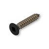 Self Tapping Screw CSK Head Square Drive 10g x 1 1/4 - 304 Grade Stainless Steel - Powder Coated Black