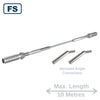 Bright Finish Factory Swaged Wire Balustrade - Timber Insert STAIR System (Includes Angle Connectors) - Suits Timber Posts