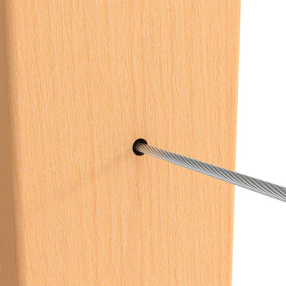 Bright Finish Factory Swaged Wire Balustrade - Tensioner Terminal System - Suits Timber or Metal Posts