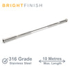 Bright Finish Factory Swaged Wire Balustrade - Tensioner Terminal System - Suits Timber or Metal Posts