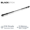 BlackEtch Factory Swaged Wire Balustrade - Flip Lock System - Suits Metal Posts