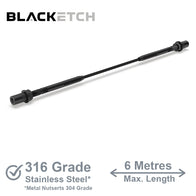 BlackEtch Factory Swaged Wire Balustrade - Metal Insert System - Suits Metal Posts