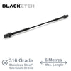 BlackEtch Factory Swaged Wire Balustrade - Metal Insert System - Suits Metal Posts