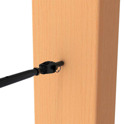 BlackEtch Factory Swaged Wire Balustrade - Rig Fork System with Screw Eyes - Suits Timber Posts