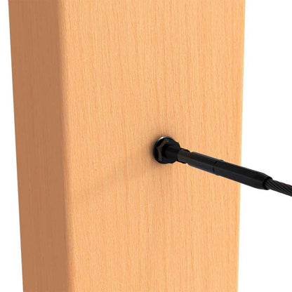 BlackEtch Factory Swaged Wire Balustrade - Timber Insert System - Suits Timber Posts