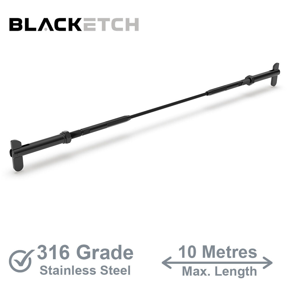 BlackEtch Factory Swaged Wire Balustrade - Toggle Lock System - Suits Metal Posts