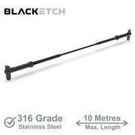 BlackEtch Factory Swaged Wire Balustrade - Toggle Lock System - Suits Metal Posts