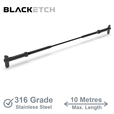 BlackEtch Factory Swaged Wire Balustrade - Toggle Lock System - Suits Metal Posts