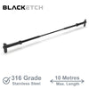 BlackEtch Factory Swaged Wire Balustrade - Toggle Lock System - Suits Metal Posts