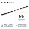 BlackEtch Factory Swaged Wire Balustrade - Tensioner Terminal STAIR System (Includes Bevelled Washers) - Suits Timber or Metal Posts
