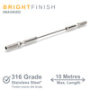 Bright Finish DIY SWAGELESS Wire Balustrade - Timber Insert System - Suits Timber Posts