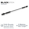 BlackEtch DIY SWAGELESS Wire Balustrade - Metal Insert System - Suits Metal Posts