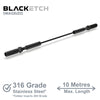 BlackEtch DIY SWAGELESS Wire Balustrade - Timber Insert System - Suits Timber Posts