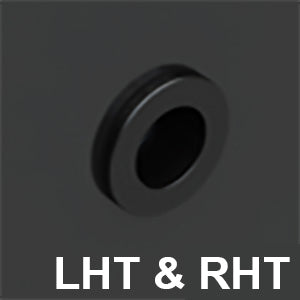 Install 11 x LEFT and 11 x RIGHT Hand Nut Rivets - BlackEtch
