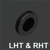 Install 11 x LEFT and 11 x RIGHT Hand Nut Rivets - BlackEtch
