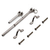 Bright Finish Rig Fork System with Saddles for 3.2mm Wire Rope - Suits Timber Posts