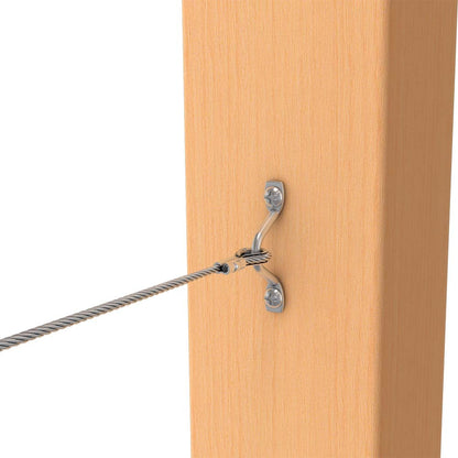 Bright Finish DIY Swaged Wire Balustrade (Supplied as components only) - DIY Rigging Screw System - Suits Timber Posts