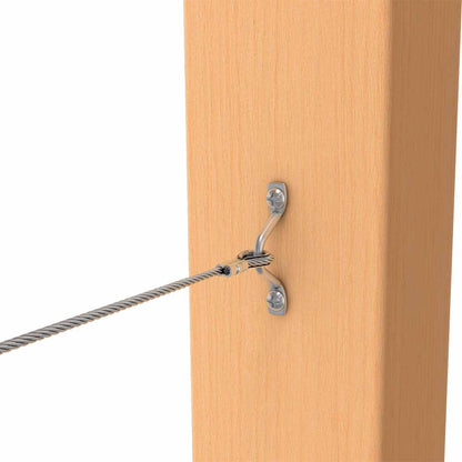 Bright Finish DIY Swaged Wire Balustrade (Supplied as components only) - DIY Turnbuckle System - Suits Timber Posts